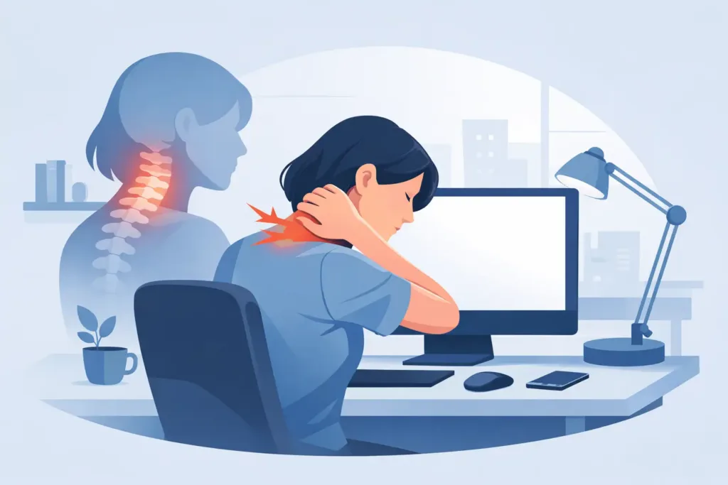Neck Pain From Computer Work? Fix the Cause
