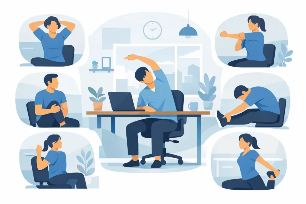 10 Best Stretches for Office Workers at Your Desk