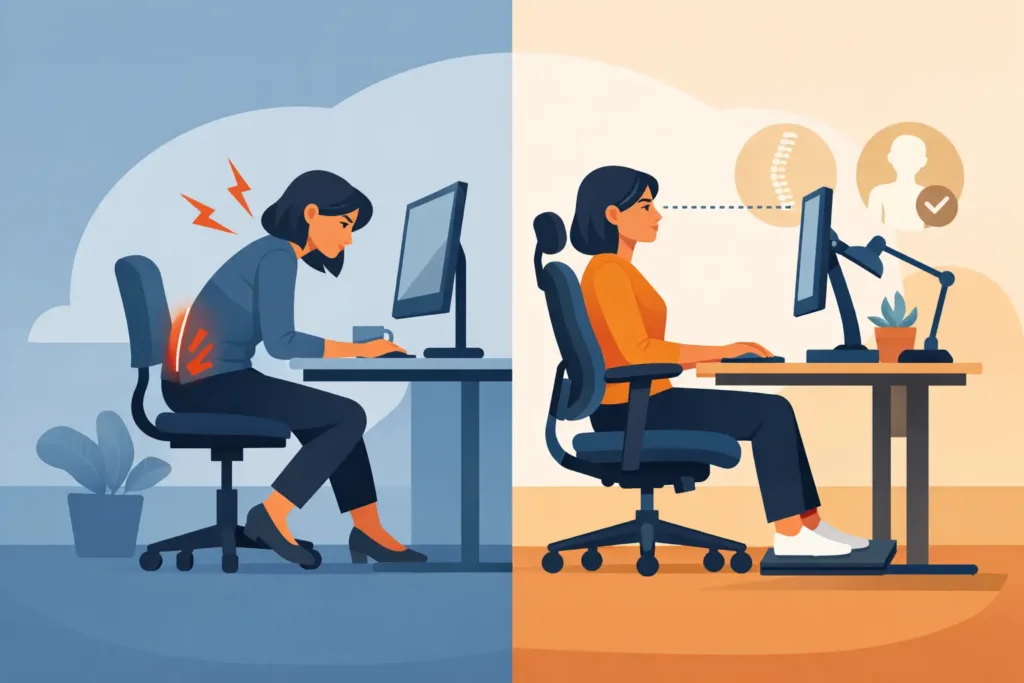 How to Improve Desk Ergonomics for Less Pain