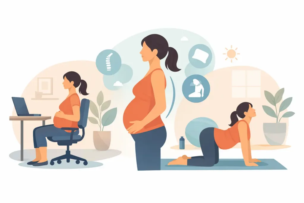 How to Improve Pregnancy Posture Every Day