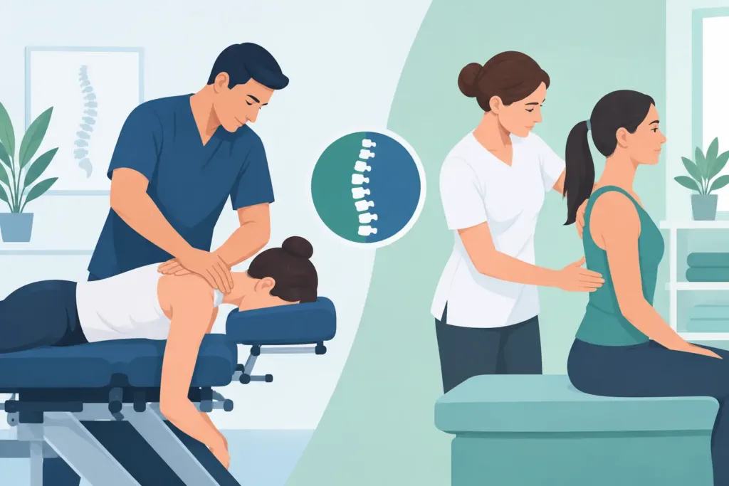 Chiropractor vs Osteopath for Posture Care