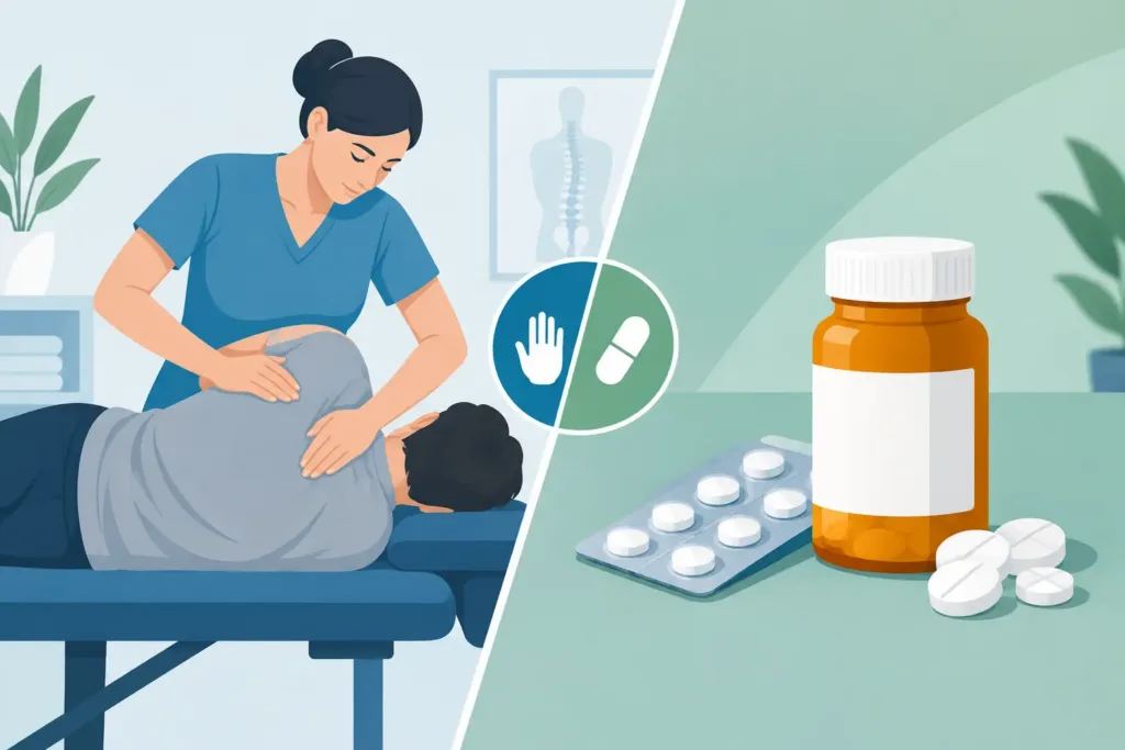 Manual Therapy Versus Painkillers for Pain Relief